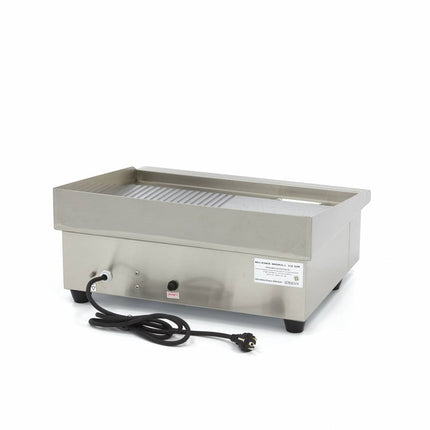Griddle | Half Grooved | 55 cm | incl Drip Tray 4