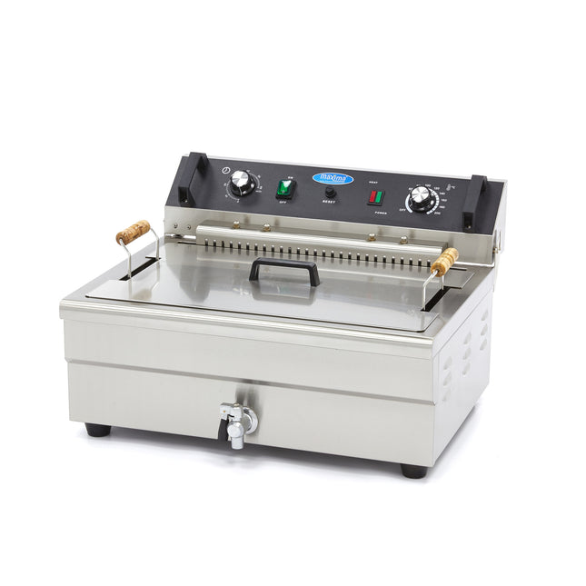Deep Fryer | 20L | 1 Basket | with Drain Tap 1
