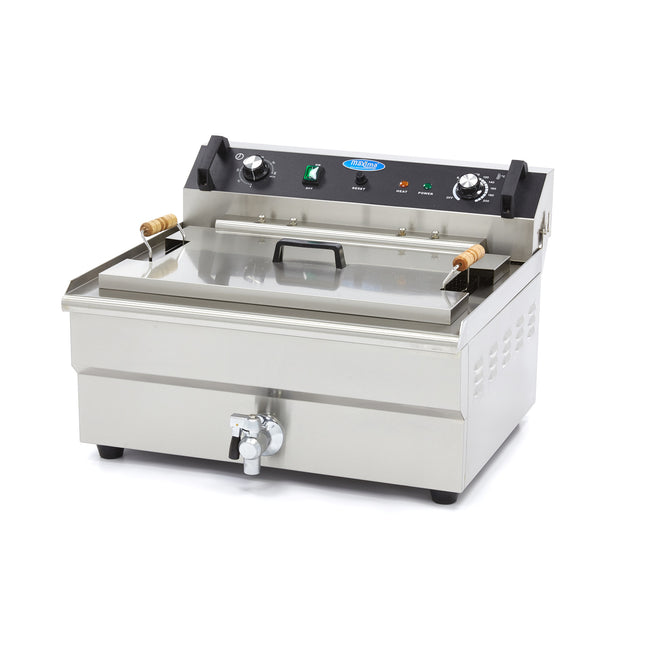 Deep Fryer | 30L | 1 Basket | with Drain Tap 1