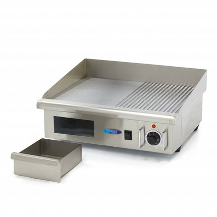 Griddle | Half Grooved | 55 cm | incl Drip Tray 5