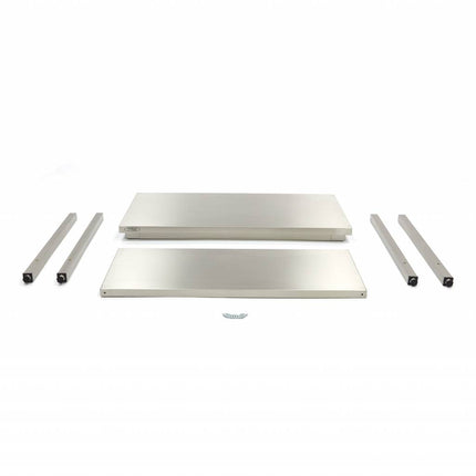 Stainless Steel Table | 120 x 70cm | Adjustable Height 5
