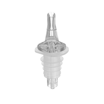Transparent Free-Flow Pourer | BarUp | EVA Plastic | 4 Pieces 4