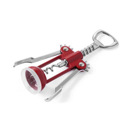 Lever Corkscrew with Bottle Opener | BarUp | 170mm Length | Chrome-Plated 3