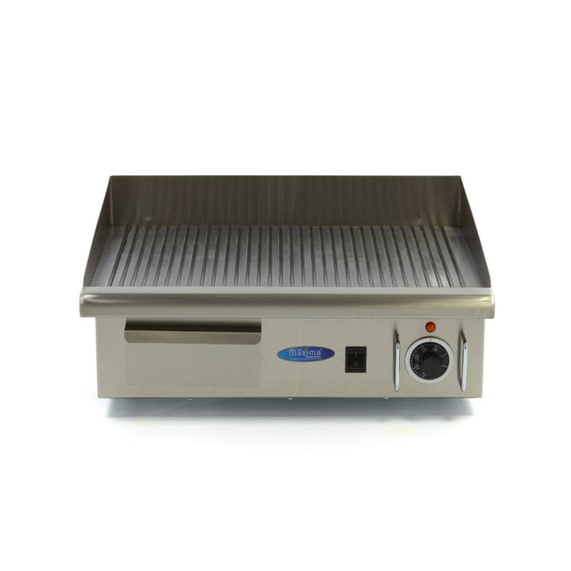 Griddle | Grooved | 55cm | incl Drip tray 2