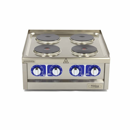 Commercial Grade Cooker | 4 Burners | Double Unit | 60cm Deep | 400V 2