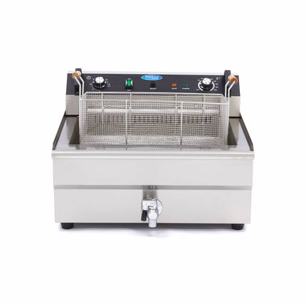 Deep Fryer | 30L | 1 Basket | with Drain Tap 2