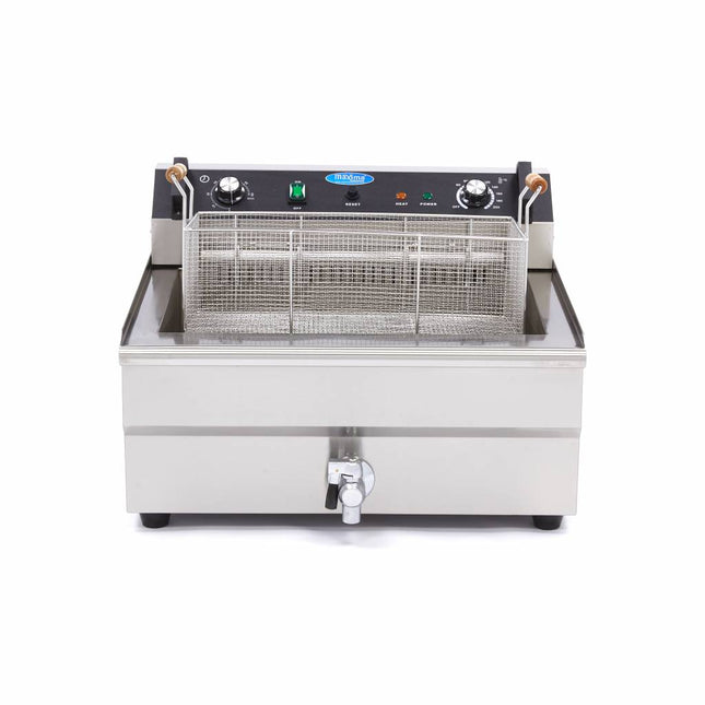 Deep Fryer | 30L | 1 Basket | with Drain Tap 2