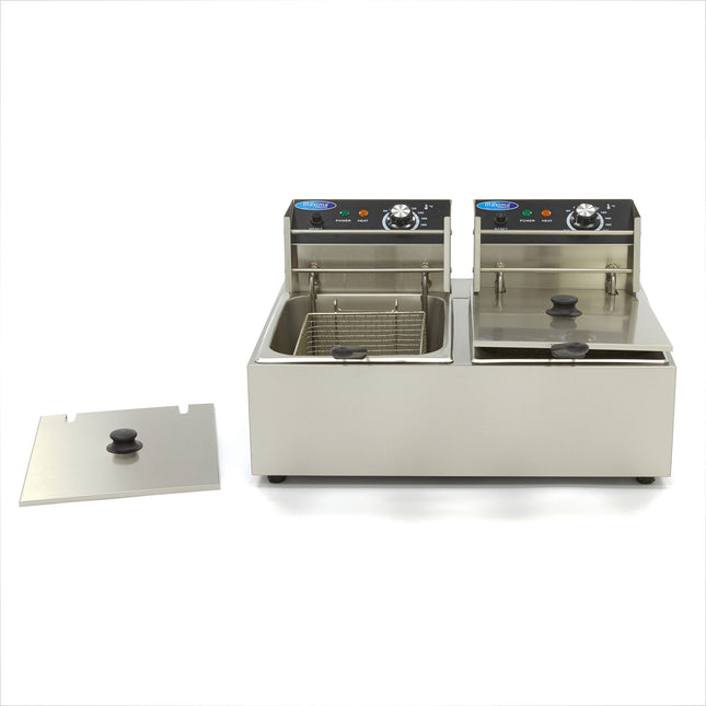 Deep Fryer | 2 x 6L | 2 Baskets | up to 2,4kg of Fries 2