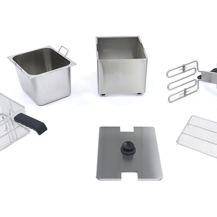 Deep Fryer | 8L | 1 Basket | up to 1,4kg of Fries 8