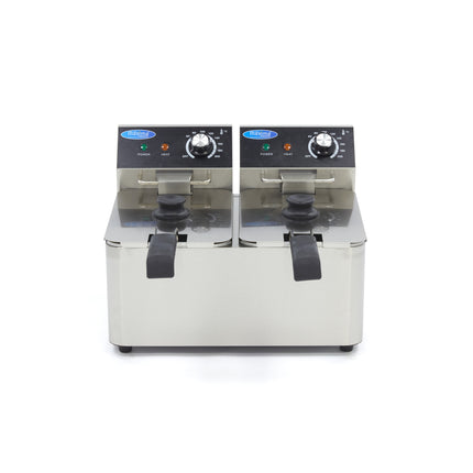 Deep Fryer | 2 x 4L | 2 Baskets | up to 1,5kg of Fries 2
