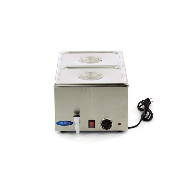 Bain Marie | with Tap | incl 2 x 1/2 GN Set | Electric 2