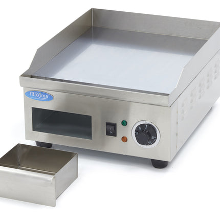 Griddle | Smooth Chrome | 36cm | incl Drip Tray 6