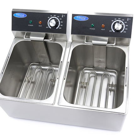 Deep Fryer | 2 x 8L | 2 Baskets | up to 2,8kg of Fries 5
