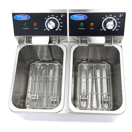 Deep Fryer | 2 x 4L | 2 Baskets | up to 1,5kg of Fries 6