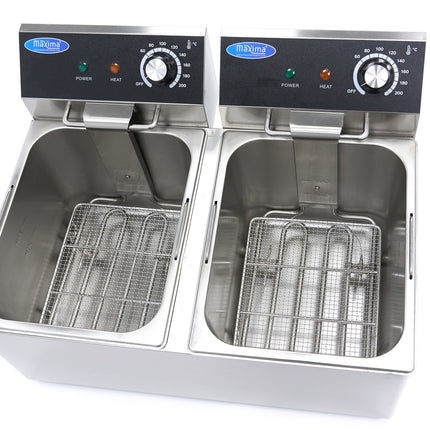 Deep Fryer | 2 x 8L | 2 Baskets | up to 2,8kg of Fries 6