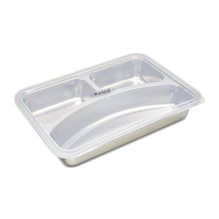 Lid for 3 Compartment Plate | Plastic | Dishwasher Safe 3