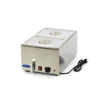 Bain Marie | with Tap | incl 2 x 1/2 GN Set | Electric 1