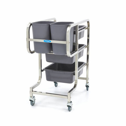 Cleaning Trolley | incl 5 Bins 1