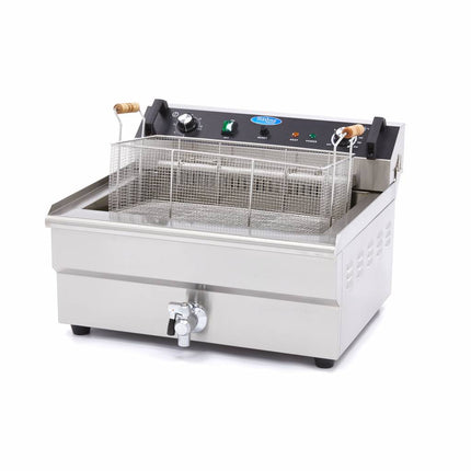 Deep Fryer | 30L | 1 Basket | with Drain Tap 6