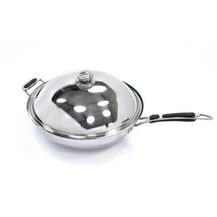 Wok Pan | Ø36cm | Stainless Steel | Induction 7