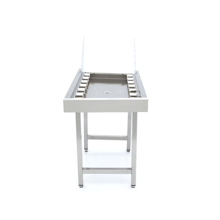 Stainless Steel Straight Roller Table | for Rack Conveyor Dishwasher 3