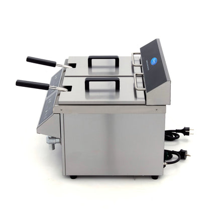 Deep Fryer | 2 x 8L | 2 Baskets | with Drain Tap | Induction 3