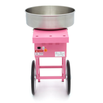 Candy Floss Machine – Ø 52cm – Pink – with Cart 4