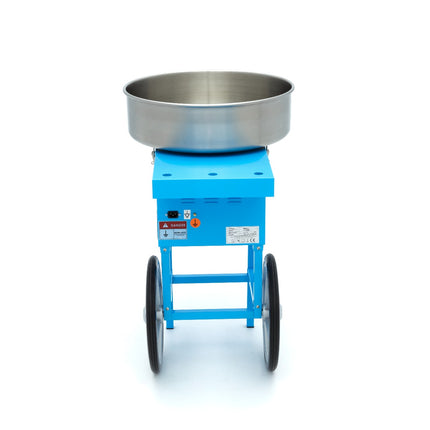 Candy Floss Machine – Ø 52cm – Blue – with Cart 4