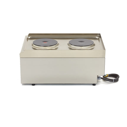 Commercial Grade Cooker | 2 Burners | Single Unit | 60cm Deep | Electric 3