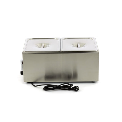 Bain Marie | with Tap | incl 2 x 1/2 GN Set | Electric 3