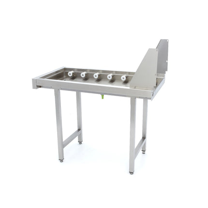 Stainless Steel Straight Roller Table | for Rack Conveyor Dishwasher 4