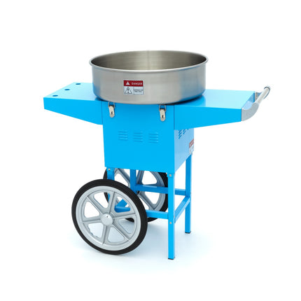 Candy Floss Machine – Ø 52cm – Blue – with Cart 5