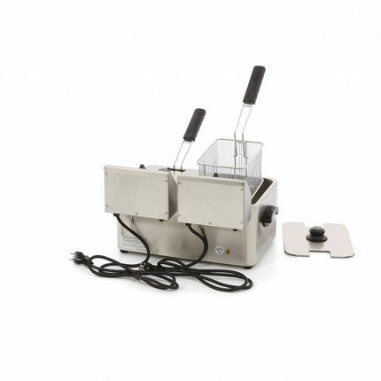 Deep Fryer | 2 x 4L | 2 Baskets | up to 2kg of Fries 4