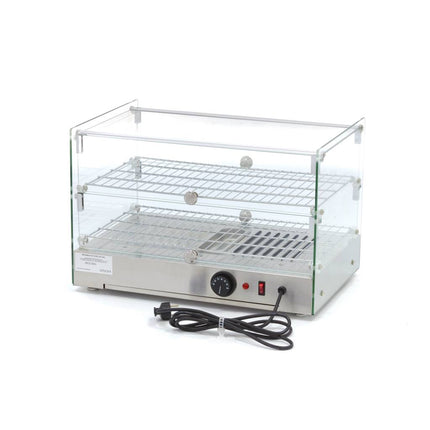 Heated Food Display | 50L | 55cm | 2 Shelves 4