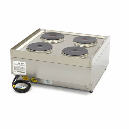Commercial Grade Cooker | 4 Burners | Double Unit | 60cm Deep | 400V 4