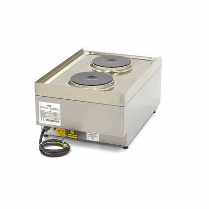 Commercial Grade Cooker | 2 Burners | Single Unit | 60cm Deep | Electric 4