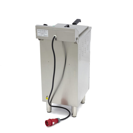 Deep Fryer | 16L | 1 Basket | with Drain Tap and Stand | 400V 4
