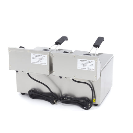 Deep Fryer | 2 x 8L | 2 Baskets | up to 2,8kg of Fries 4