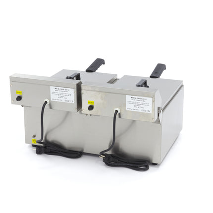 Deep Fryer | 2 x 11L | 2 Baskets | up to 2,8kg of Fries 4