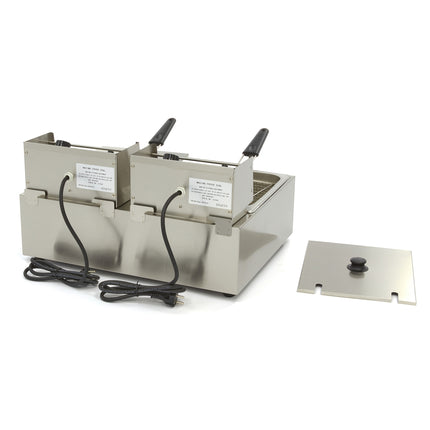 Deep Fryer | 2 x 6L | 2 Baskets | up to 2,4kg of Fries 4