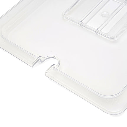 Gastronorm Lid | 1/2 GN | Polycarbonate | with Recess 3