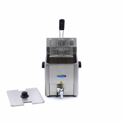 Deep Fryer | 8L | 1 Basket | with Drain Tap 2