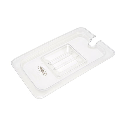 Gastronorm Lid | 1/4 GN | Polycarbonate | with Recess 1