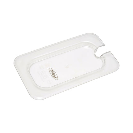 Gastronorm Lid | 1/9 GN | Polycarbonate | with Recess 1