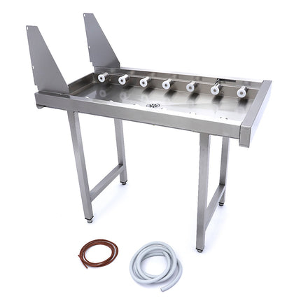 Stainless Steel Straight Roller Table | for Rack Conveyor Dishwasher 12