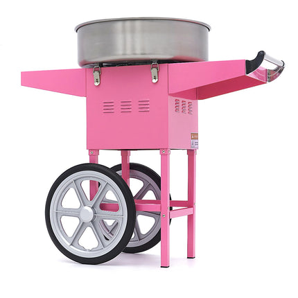 Candy Floss Machine – Ø 52cm – Pink – with Cart 2