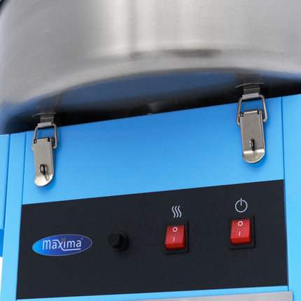 Candy Floss Machine – Ø 52cm – Blue – with Cart 8