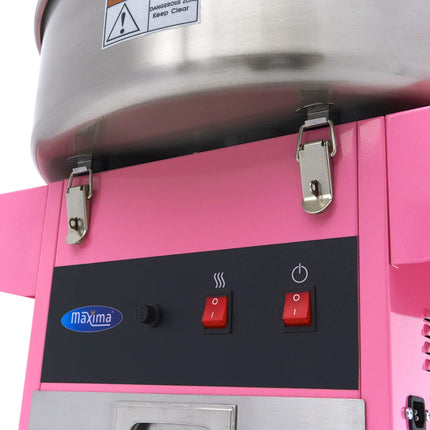 Candy Floss Machine – Ø 52cm – Pink – with Cart 8