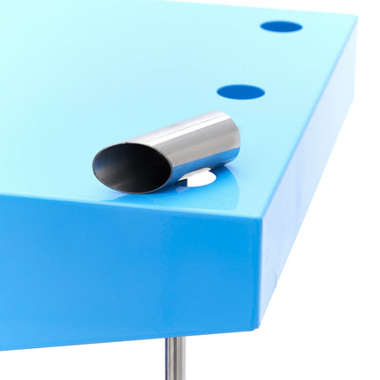 Candy Floss Machine – Ø 52cm – Blue – with Cart 14