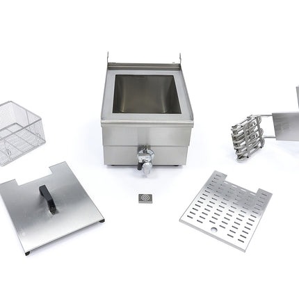 Deep Fryer | 13L | 1 Basket | with Drain Tap 8